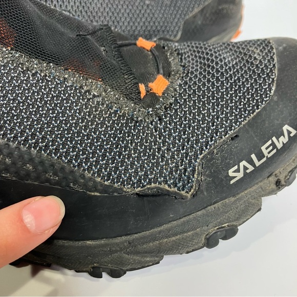 Salewa Men’s intro flex 2 mid goretex sneakers hiking boots black size 10.5 - Picture 10 of 15